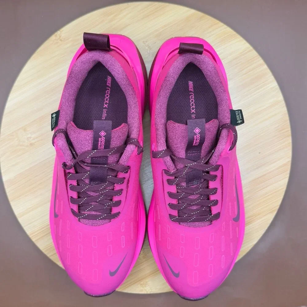 Nike ReactX Infinity Run 4 GORE-TEX Fierce Pink Women’s Size 8